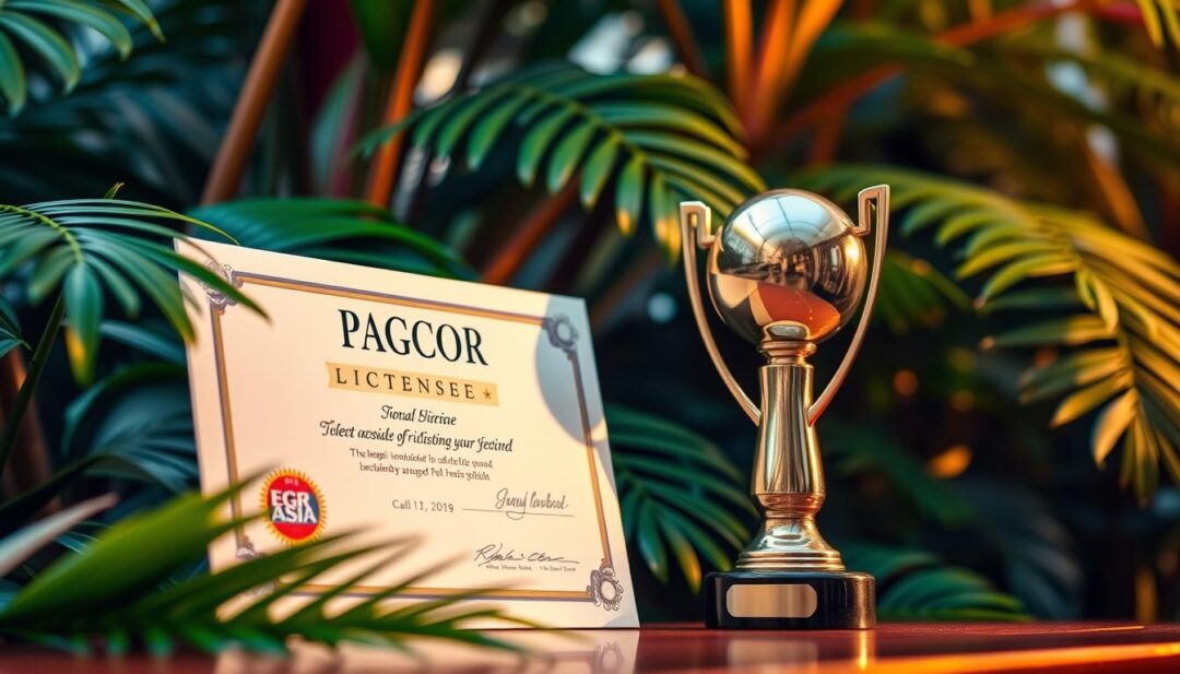 ใบอนุญาต PAGCOR และรางวัล EGR Asia